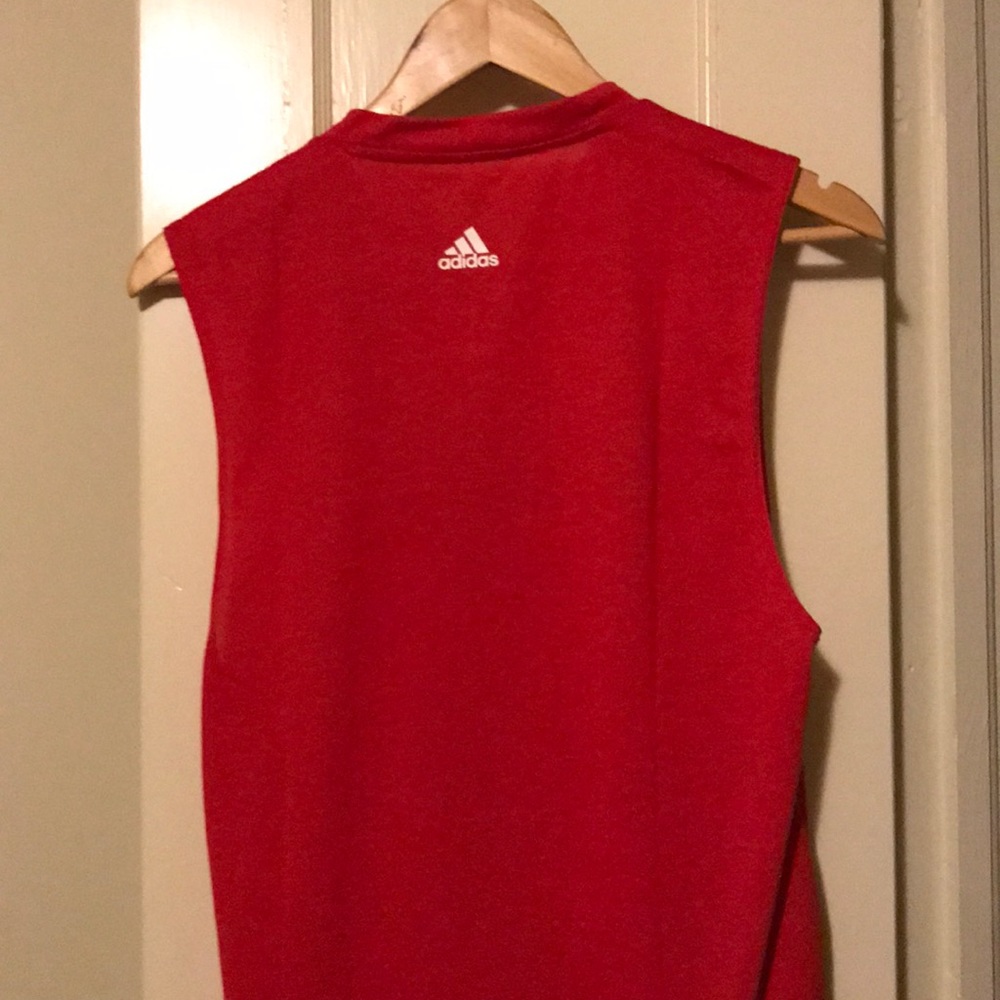*SOLD* Red Adidas Tank Top - Picture 4 of 5
